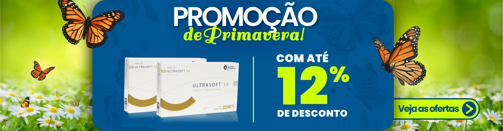 Lente de contato Ultrasoft 55 com até 12% OFF: VEJA AGORA!