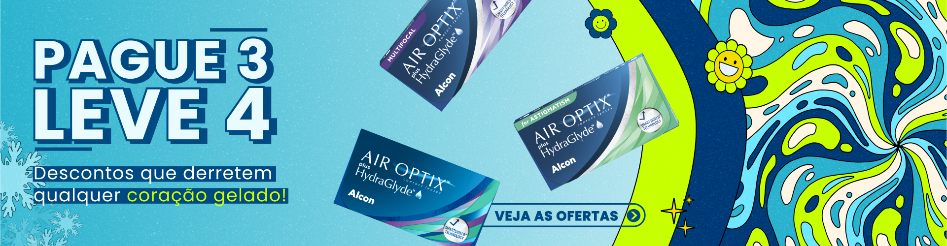 Promoção Leve 4 e Pague 3, Air Opix. 