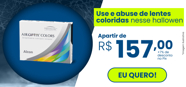 Air Optix Color, promoção de lente colorida no site. 