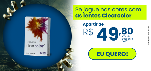 ClearColor, curta com as lentes coloridas naturais. 