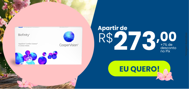 Biofinity a partir de R$273,00 + 07% OFF no Pix!