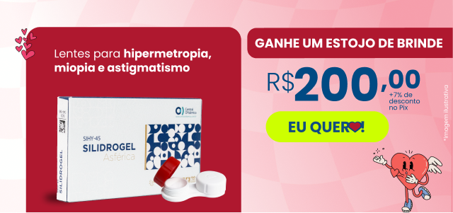 Silidrogel asférica com um estojinho!