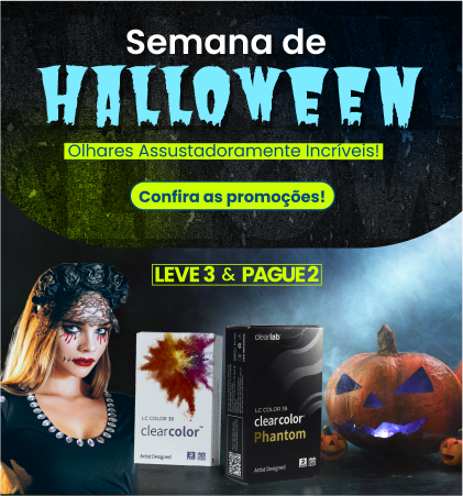 Confira as lentes de contato ClearColor Phantom!