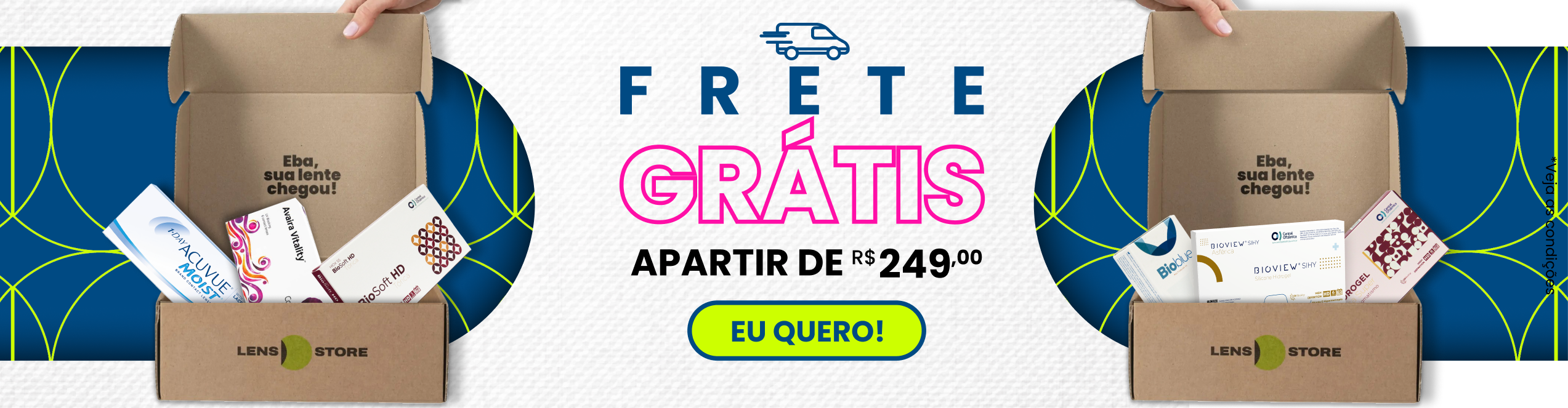 Consiga frete grátis apartir...