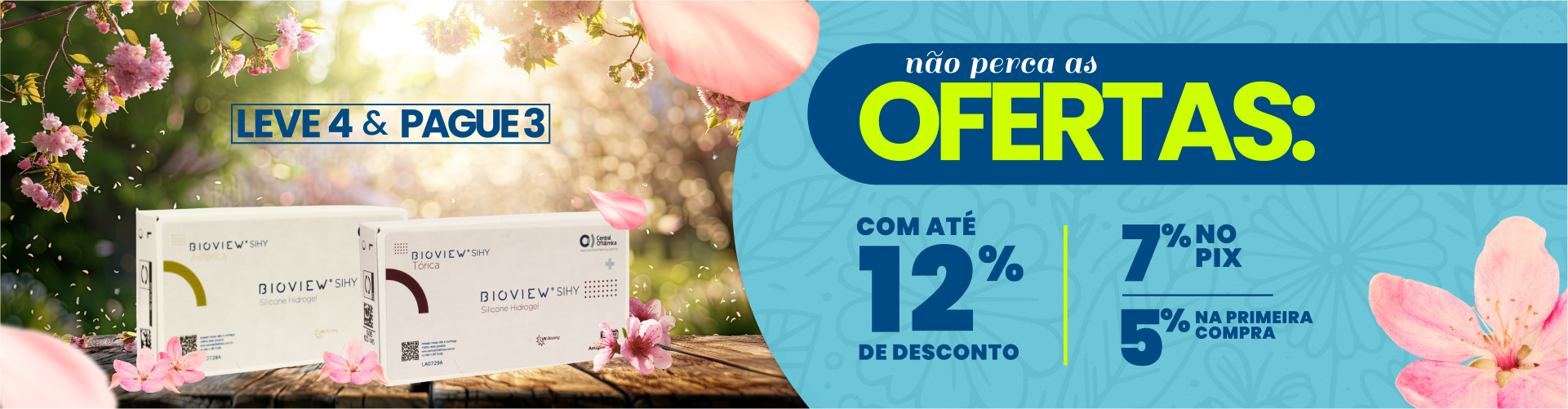 Leve 4 & pague 3 - Não perca as ofertas com até 12% de desconto!