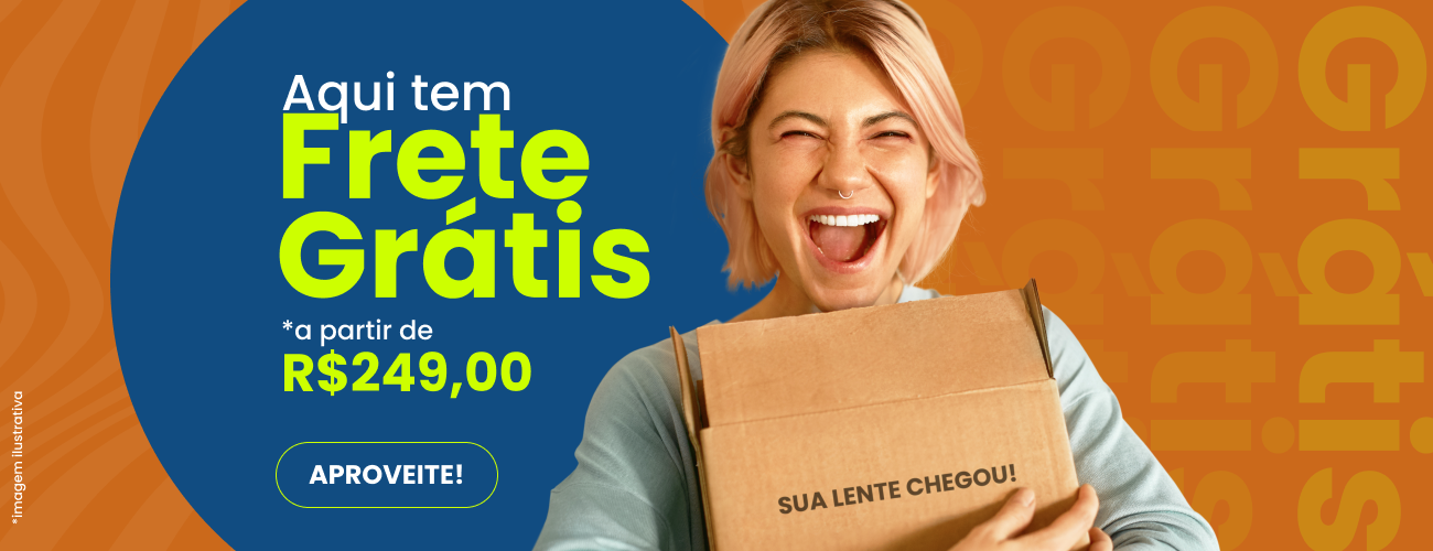 Frete grátis acima de R$ 249,00, desconto adicionado no carrinho