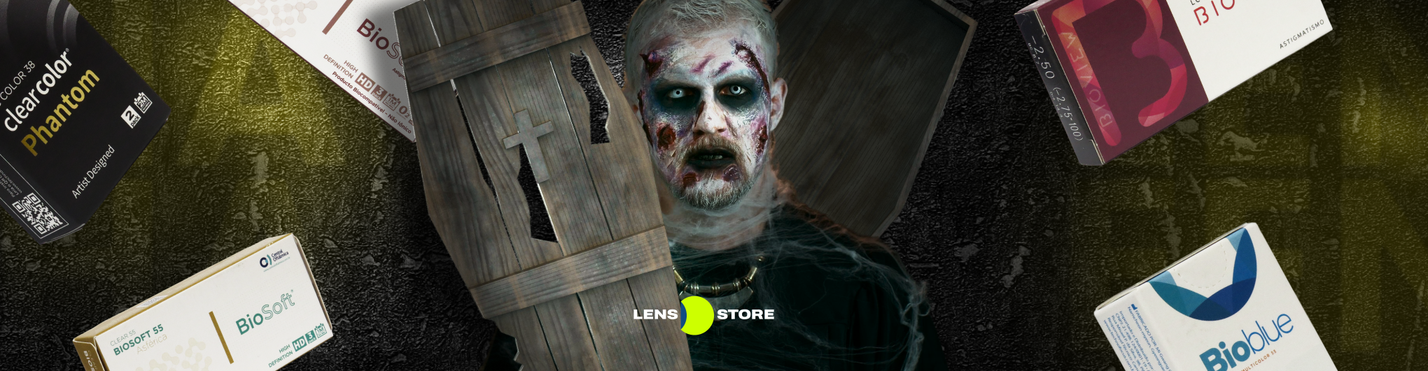 Lentes para o halloween!