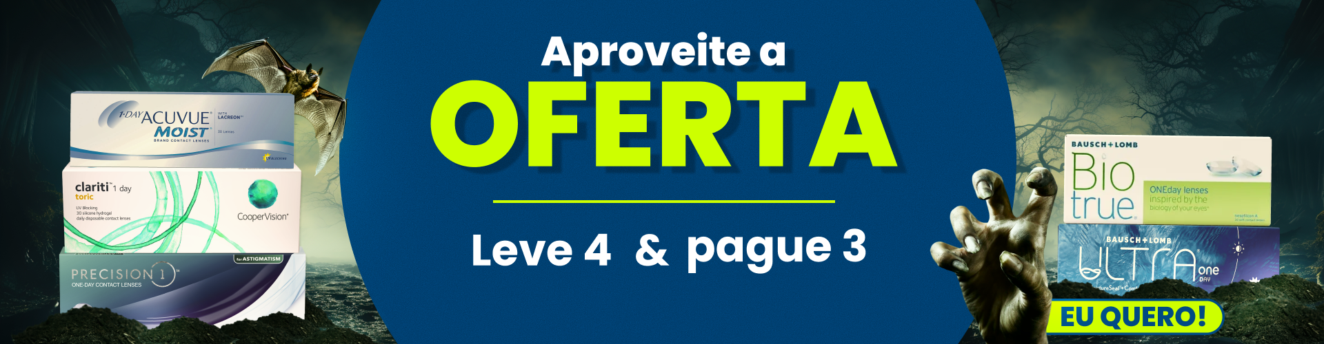 Oferta leve 4 e pague 3, aproveite!
