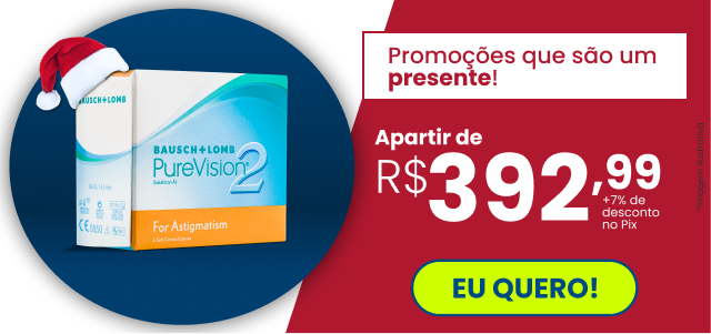 Promoções que são um presente! pure vision 2