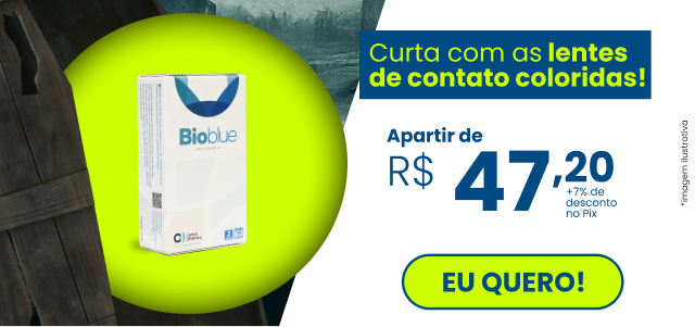 Bioblue Multicolor, curta com um visual natural. 