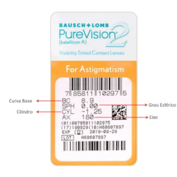 Purevision 2 para Astigmatismo